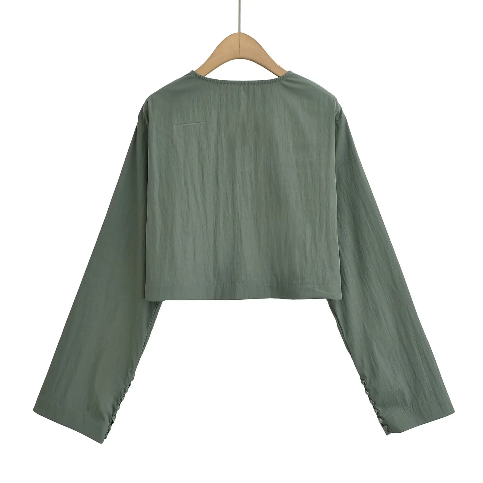 2025 frauen Mode Einfarbig Breasted Kurze Kittel Bluse Büro Dame Langarm-shirt Chic Casual Chemise Blusas Tops LS9002