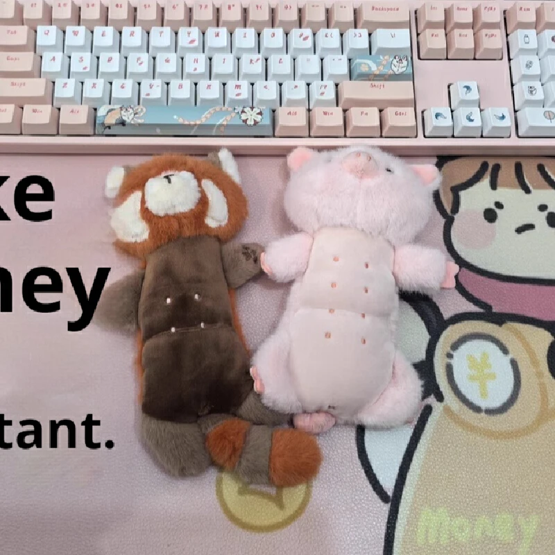 

Genuine Cute plush desktop wrist pad cute girl wrist rest office soft mouse wrist guard birthday gifts toy Decorations Ornaments