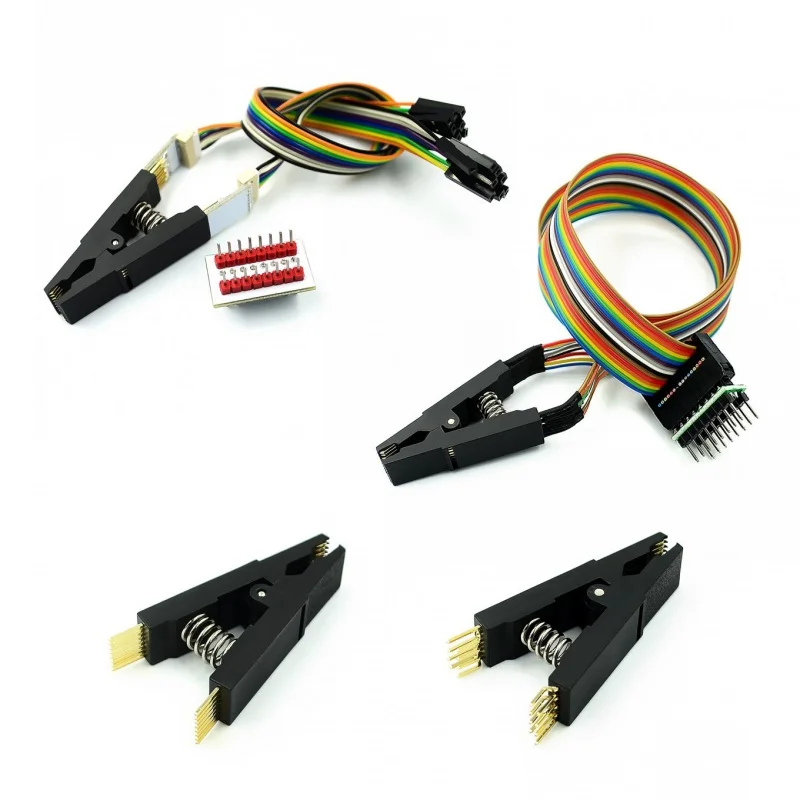 SOIC16 SOP16 Test Clip for EEPROM 93CXX / 25CXX/24CXX, updated version, in-circuit programming