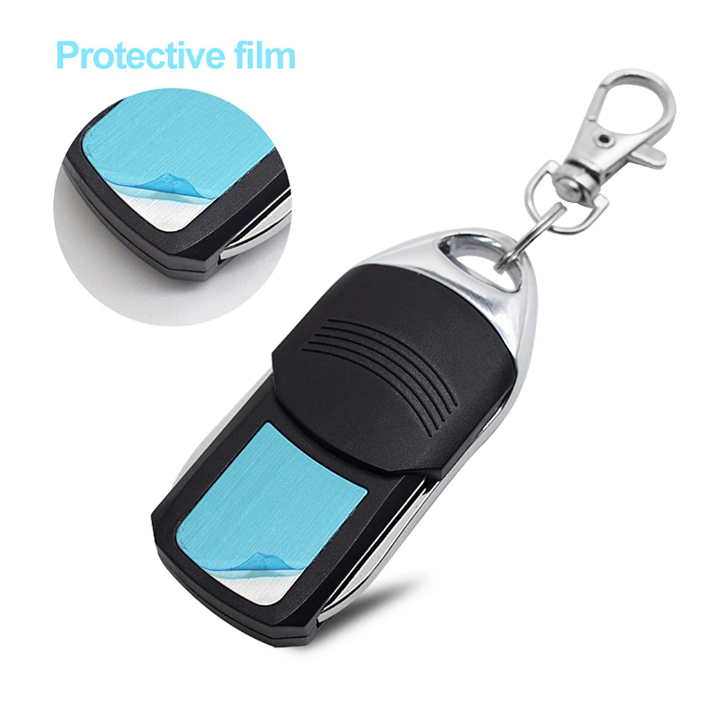 4 Pieces Vehicle Garage Door Remote Control 3V 31mA 100m Portable Reusable Battery Powered Replacement Controller