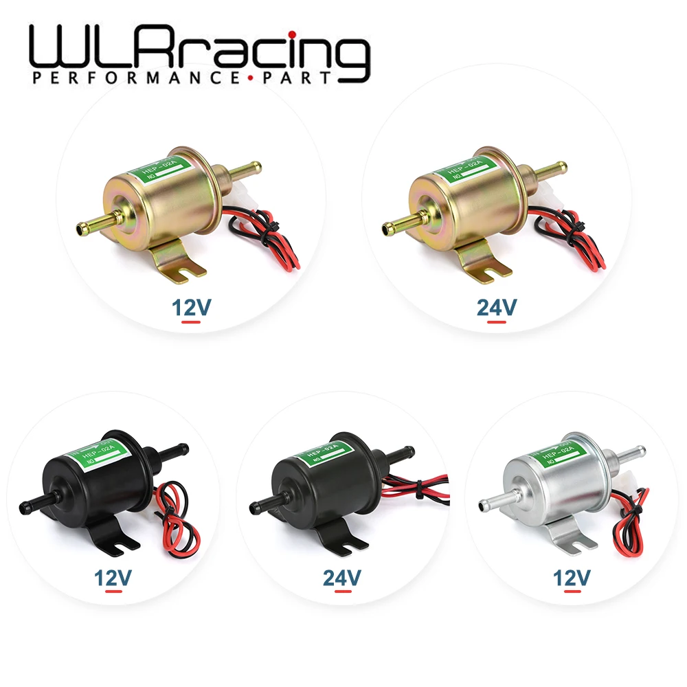 Nowy 12V 24V elektryczna pompa paliwa niskie ciśnienie Bolt Fixing Wire Diesel benzyna HEP-02A dla samochodów gaźnik motocykl ATV