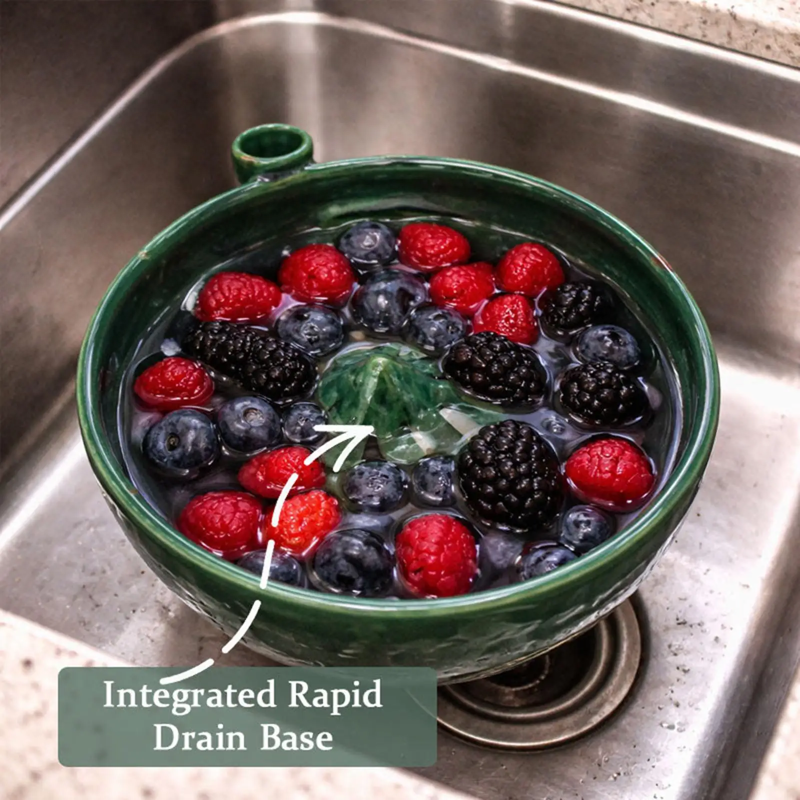 Automatic berry washing basin Fruit Washer Spinner Bowl  Fruit Cleaner Hydrobowl Berry Washer Exquisite berry vortex bowl