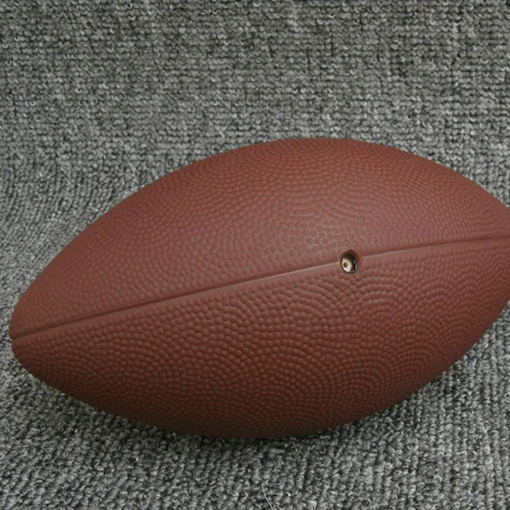 

Мяч для регби, размер 5, с высококачественным внутренним слоем, снижающий удары, безопасный для обучения регби в школе или для развлечений на заднем дворе