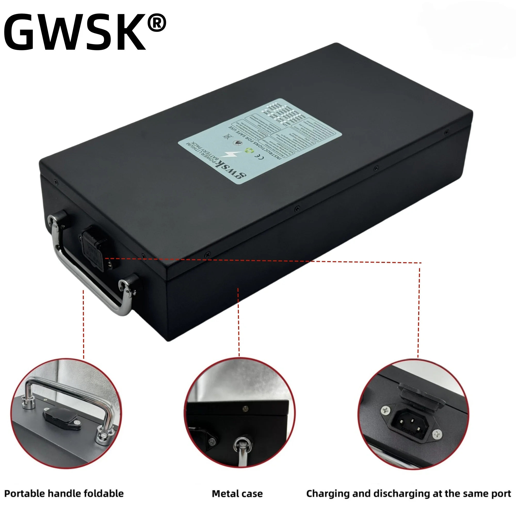 B نموذج 72V60V48V 20AH-50A بطارية أصلية ذات سعة كاملة 100%، تطبيق بطارية ليثيوم عالمية قابلة للفصل 3000 وات