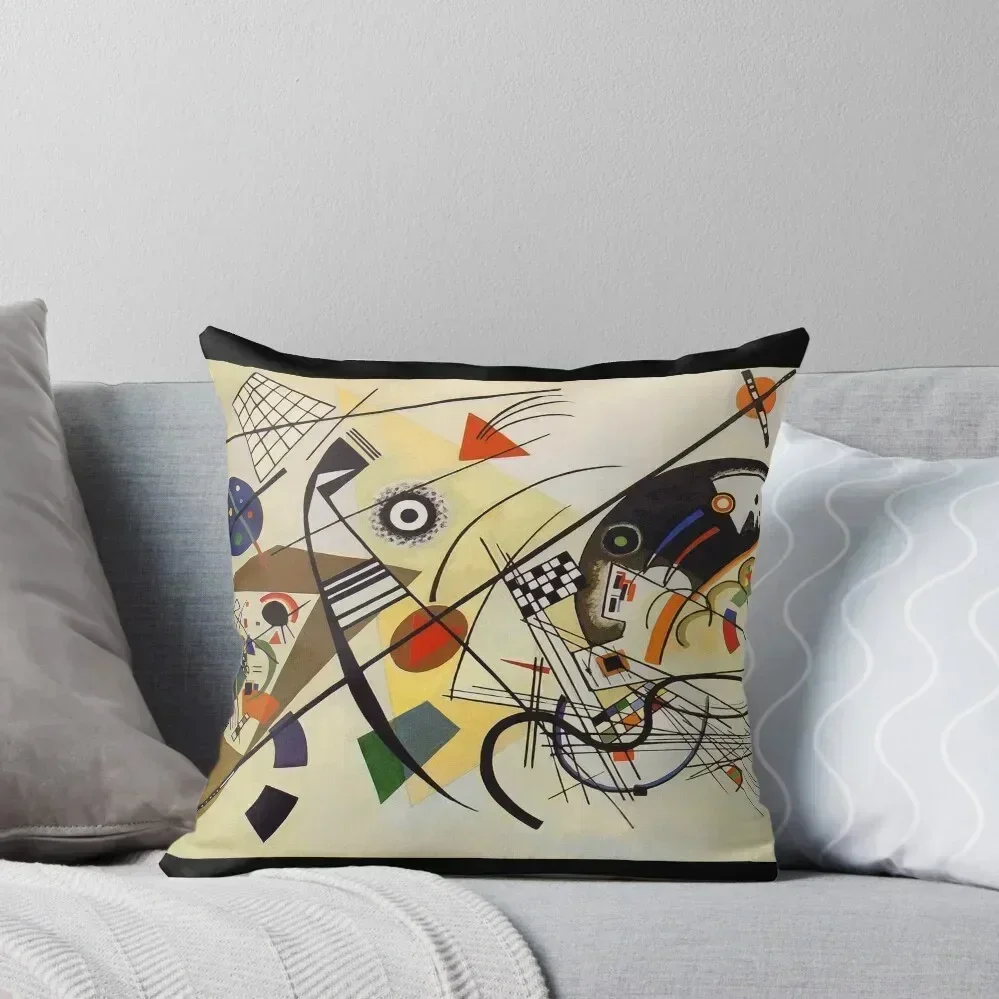 

Transverse Line by Kandinsky Throw Pillow pillows decor home Cushion Cover Set anime girl Cushions For Children pillow
