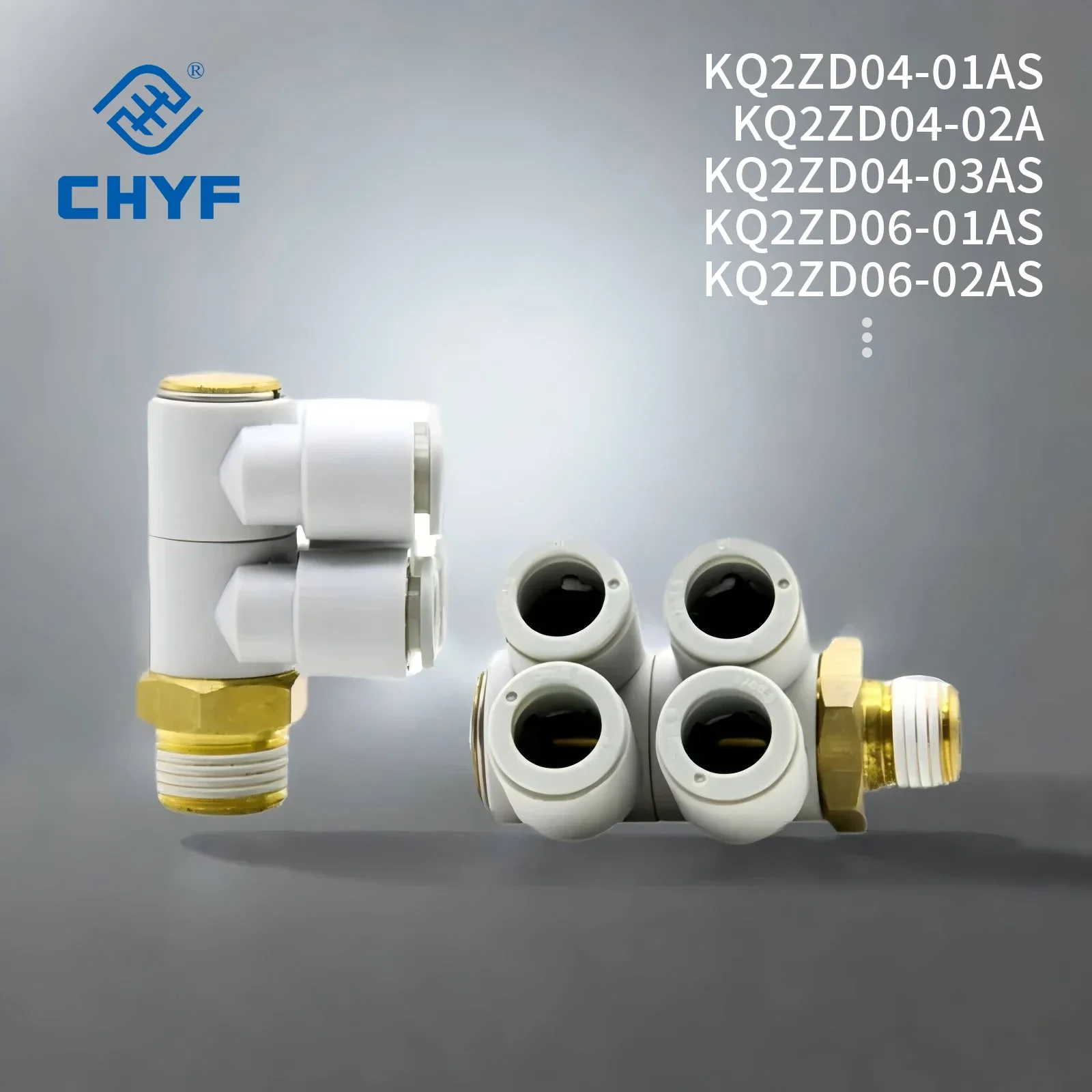 Smc original KQ2ZD Series Double Branch Universal Male Elbow Fittings 4mm 6mm 8mm 10mm 12mm KQ2ZD04/06/08/10/12