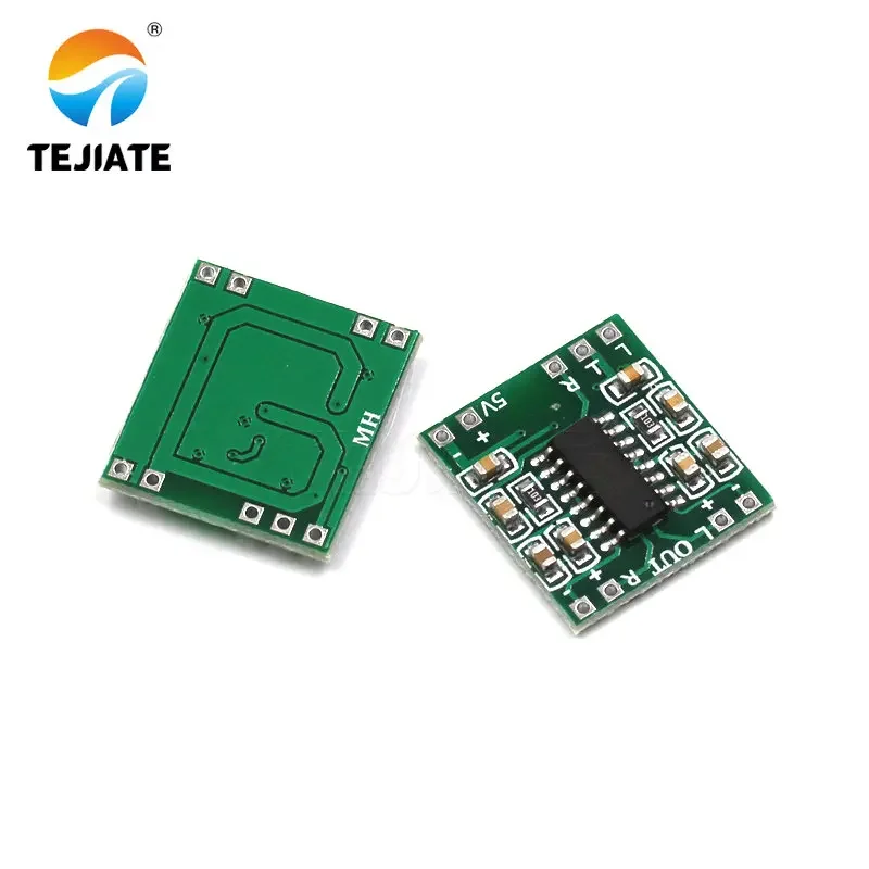 1PCS PAM8403 D 유형 전력 증폭기 모듈 2*3W 마이크로 디지털 보드 2.5-5V 미니 오디오 DIY 장치 USB 충전