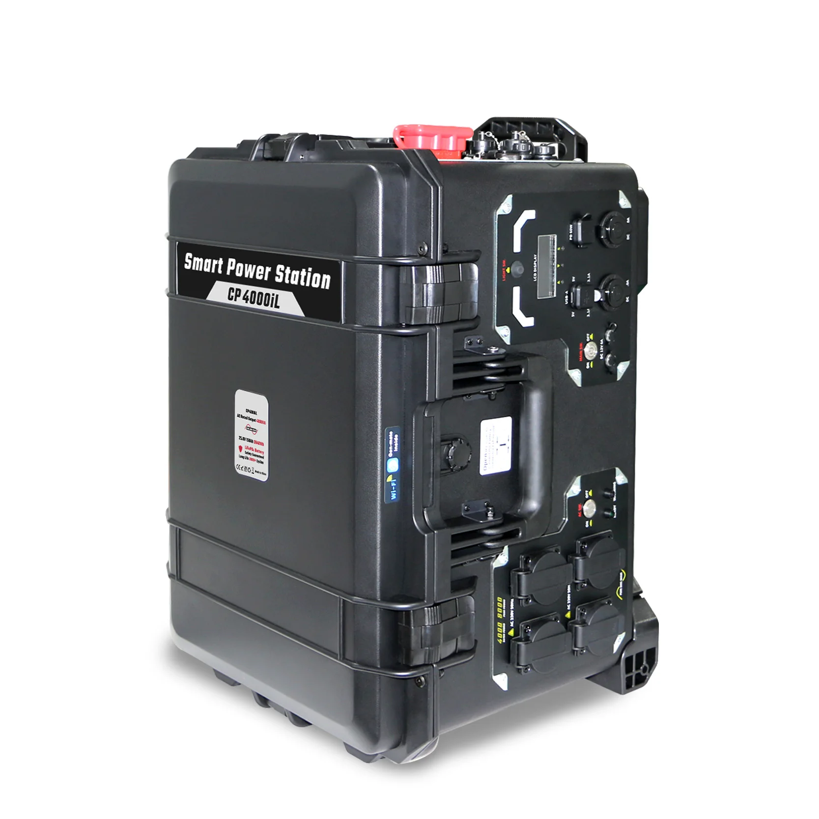 Versatile Charging RVs Camping Portable Solar Generator Power Portable Power Station 4000w With Folding Solar Panels