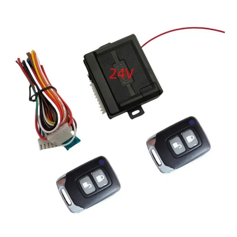

Useful 24V Car Central Locking Kit Keyless Entry System, Remote Control Door Lock with Folding Key