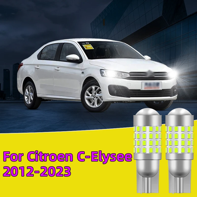 

2 шт. для Citroen C-Elysee 2012-2023: габаритные огни, боковые указатели поворота, сигнальные лампы, светодиодные лампы для автомобиля 12V/24V