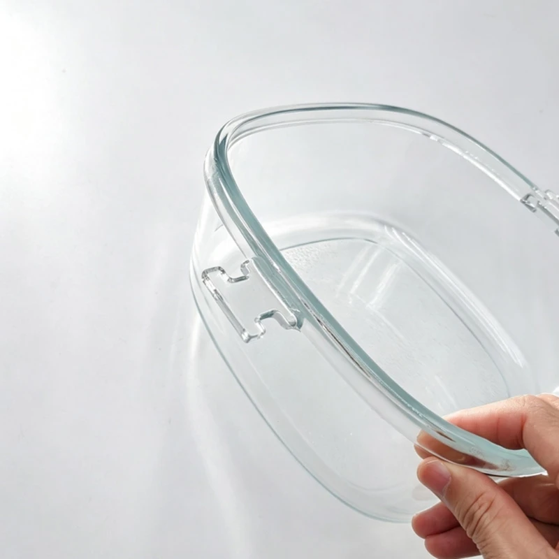   Household Clear Glass Air Cooker Bowl Insert for Replacing a Damaged Pot