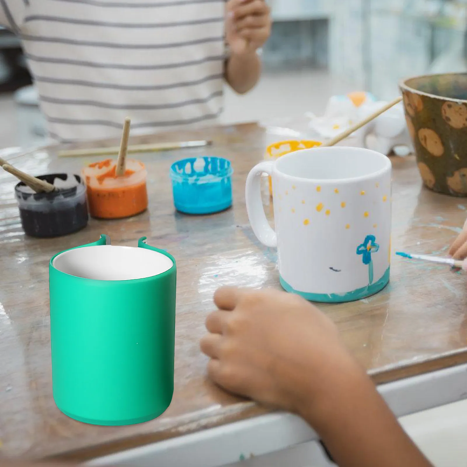 Silicone Mug Wrap Clamp Heat Resistance Silicone Cup Transfer Clamp for Sublimation Mug Press DIY Use Printer Cup Holder