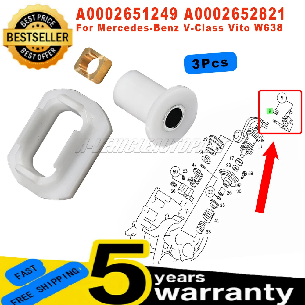 A0002651249 For Mercedes-Benz V-Class Vito W638 New Gear Stick Selector Balance Beam Manual Gearbox Repair Kit Car Accessories