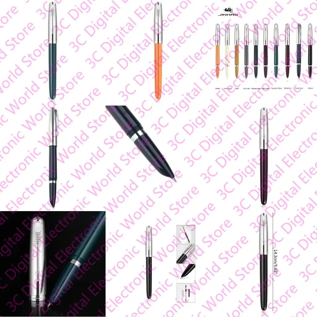 

Fountain Pen 0.38mm Nib Students Stationery Office School Supplies Students Pens Gifts Simple & Practical