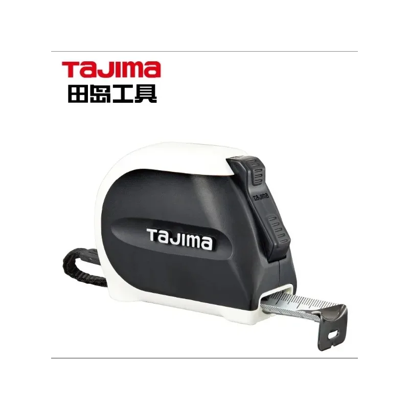 TAJIMA High Precision Tape Measure, 25-55 Tape Measure (Calcined Jaw) Double Sided Scale, Automatic Locking Function 1001-1649