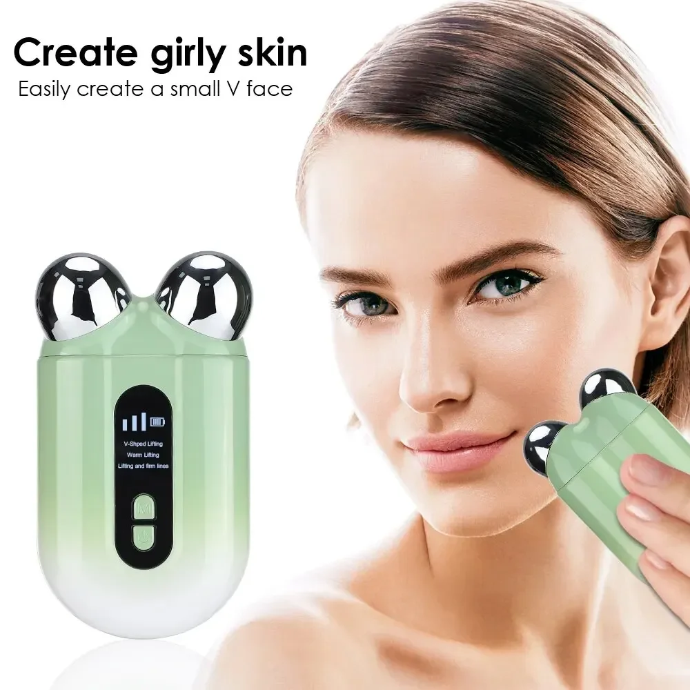 Anti-wrinkle Double Chin Remover V Line Face Microcurrent Facial Toning Beauty Device Facial EMS Lifting Face Massage