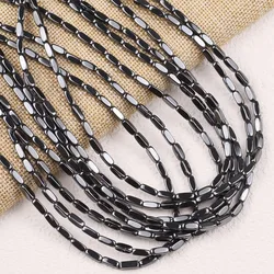 9*3*3mm Natural Stone Black Arc Rectangular Hematite Loose Spacer Beads For Jewelry Making Bracelets Diy Accessories Wholesale