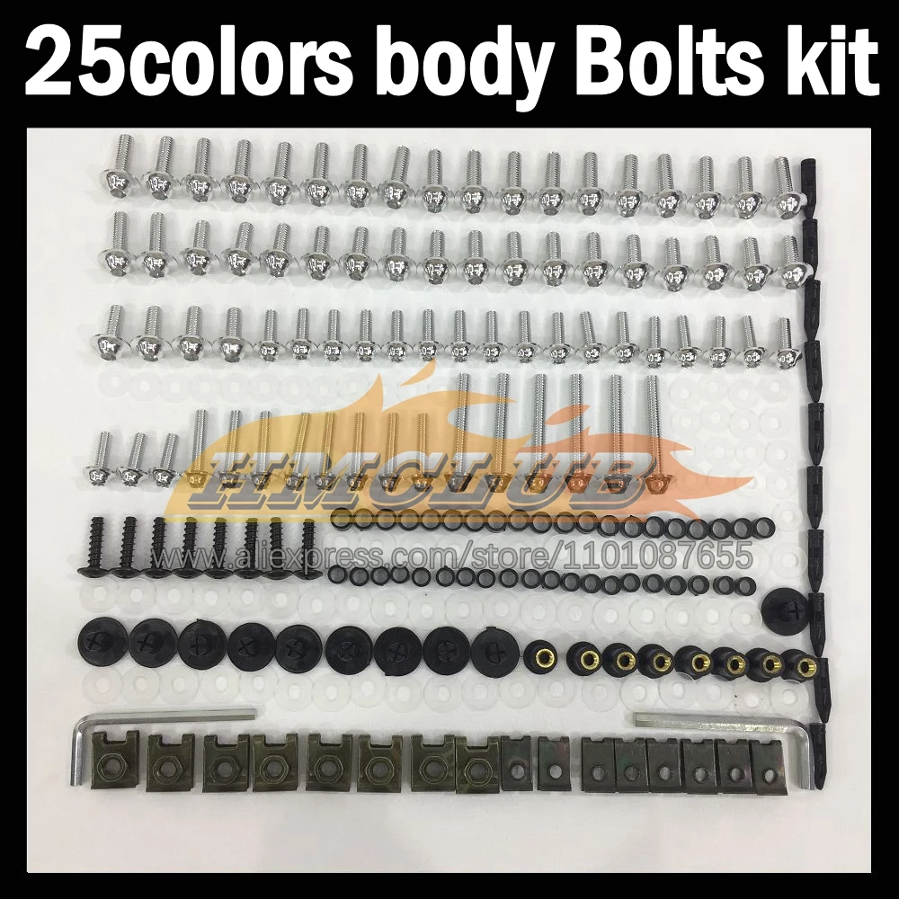 268ps Full Screws Kit Body bolt For SUZUKI SAPC VJ22 RGV-250 RGV250 RGVT250 90 91 92 93 1994 1995 1996 Fairing bolts screw NutS