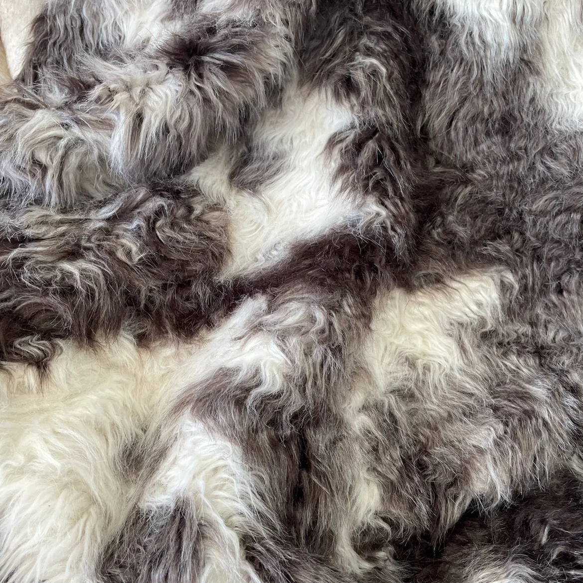 Ink pattern imitation wool sheep plush fabric to keep warm plush faux fur fabric designer coat wool blanket clothing fabric