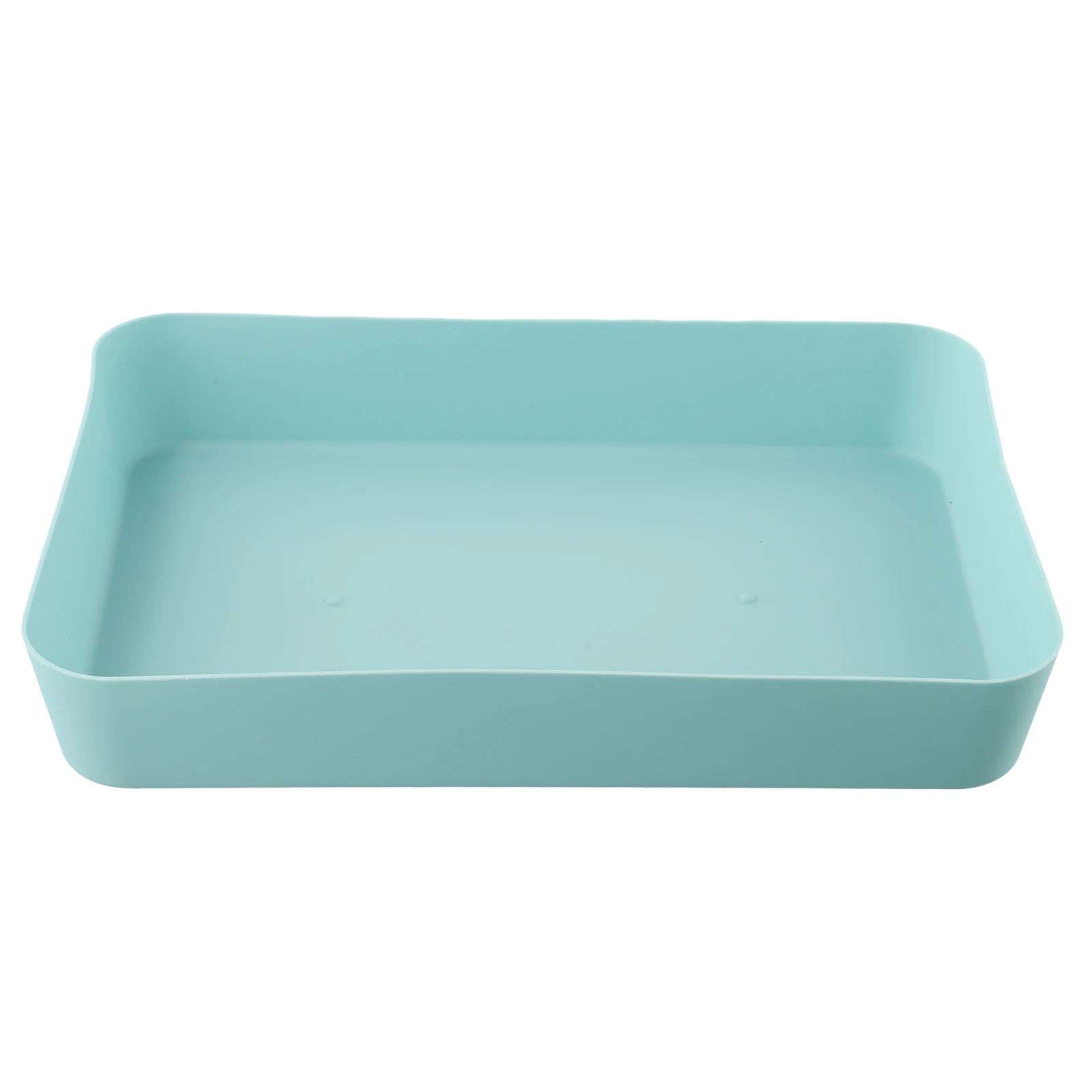 Storage Trays Rectangular Drawer Divider Organizer Anti-Slip Storage Box Kitchen Tableware Desktop Cosmetic Storage Tray