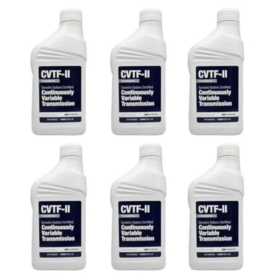 Crosstrek Legacy Outback Forester Impreza CVTFII Automatic Transmission Fluid 6 Quarts SOA427V1660 Genuine OEM