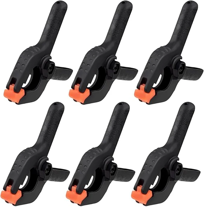 5/3/2Pcs Plastic Spring Clamps Clip Backdrop Clips Heavy Duty Clamp for Crafts Backdrop Stand Woodworking Photography 2/3/4inch