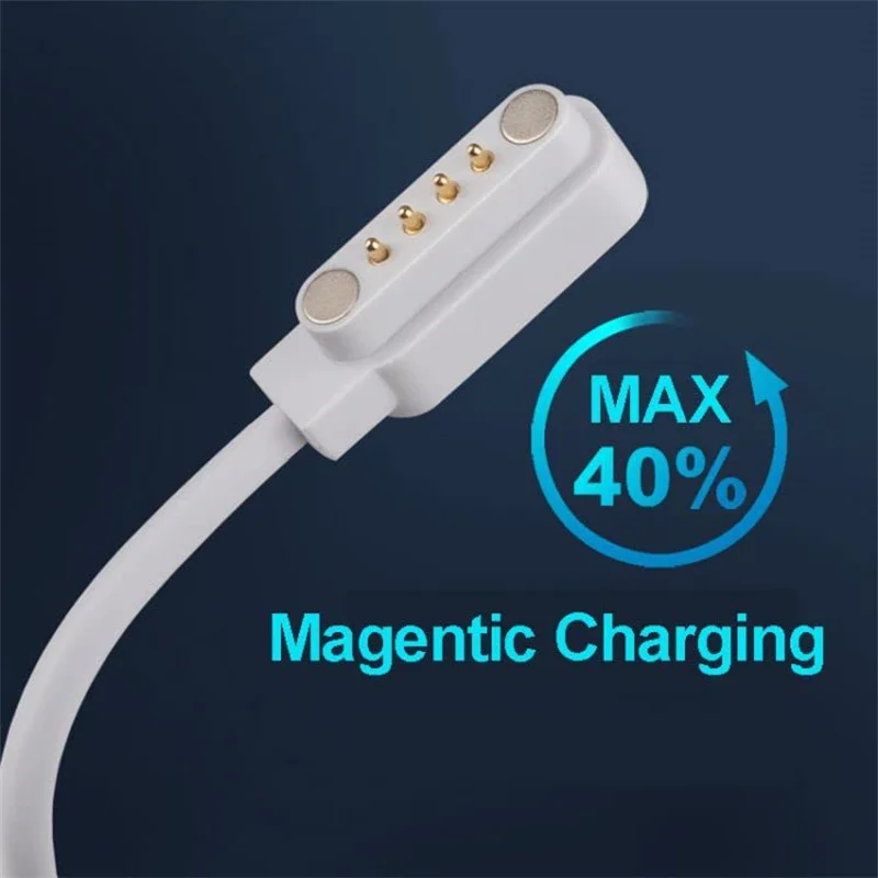 4Pin Charger for Kids Smart Watch Universal Magnetic USB Charger for S7 S8 S9 S1 S2 S12 LT05 K26H 4G Smartwatch