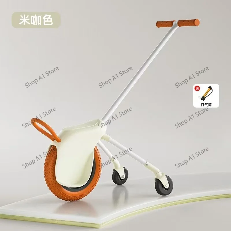 Single-wheel Hand Push Toy Car, Off-road Children’s Solo Competition Vehicle, Boys and Girls Outdoor Play Car, Mini Push Cart