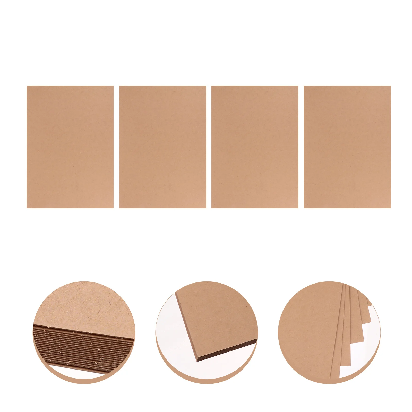 

20Pcs Kraft Paper Cardboard Sheets A3 Size Thickened Hard Paper Cardboard Perfect for DIY Craft Materials Packing Shipping and