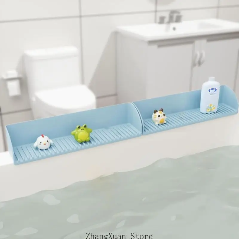 Silicone Bathtub Splash Guard For Keeping Bathroom And Kitchen Dry And Clean 3XUF