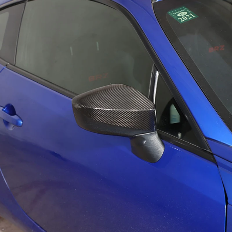 

For Subaru BRZ ZC6 Toyota GR86 2012-2020 Real Carbon Fiber Car Rear View Mirror Reversing Mirror Cover Trim Car Accessories