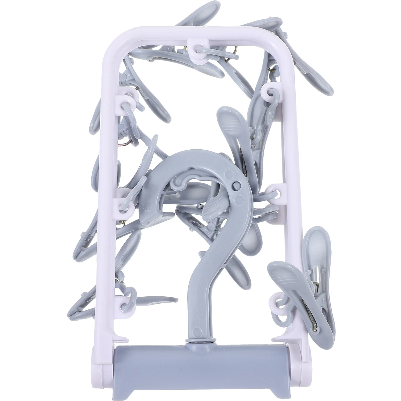 Estante plegable Secado al aire Secado Sujetador Lencería Lavandería Lavandería Colgante Secado Rack Clip Colgador de goteo Colgador de goteo Azul