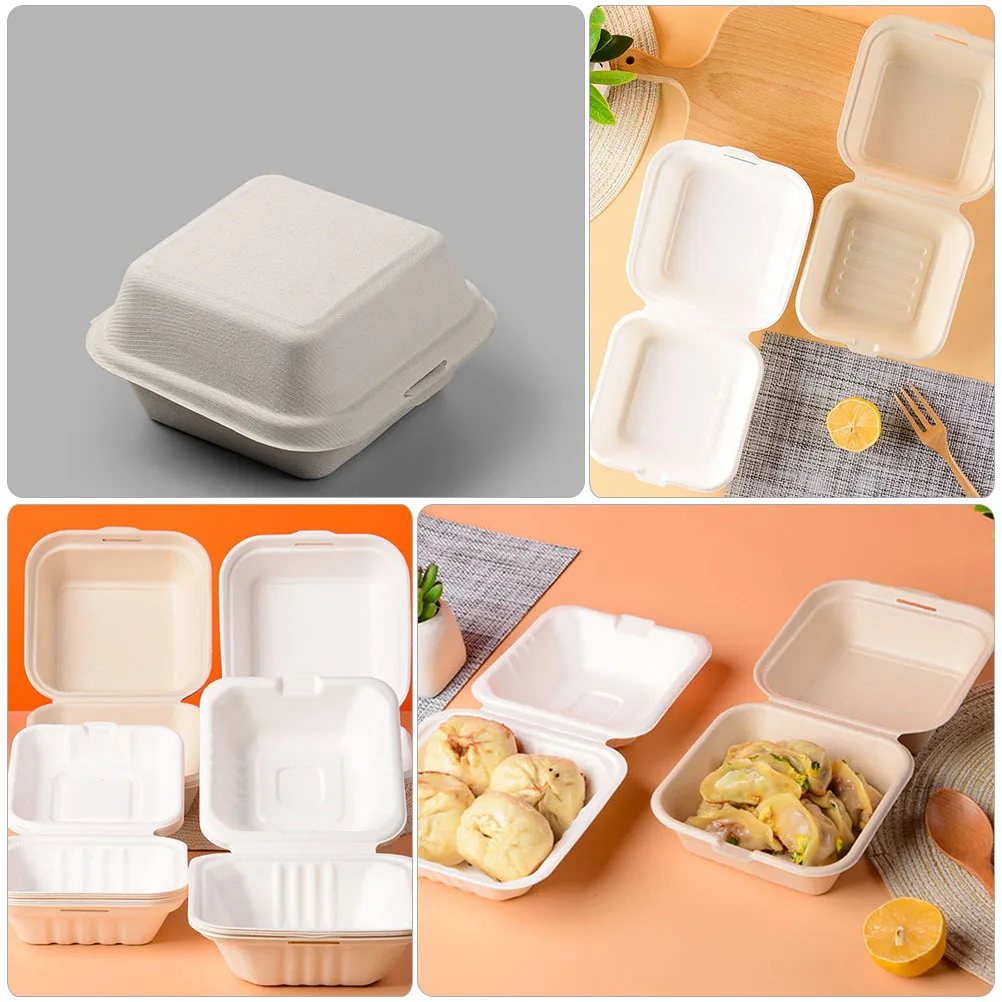 

Convenient Food Boxes Disposable Takeout Containers for Meals On the Go Fried Chicken Packaging Chinese Take Away Trays