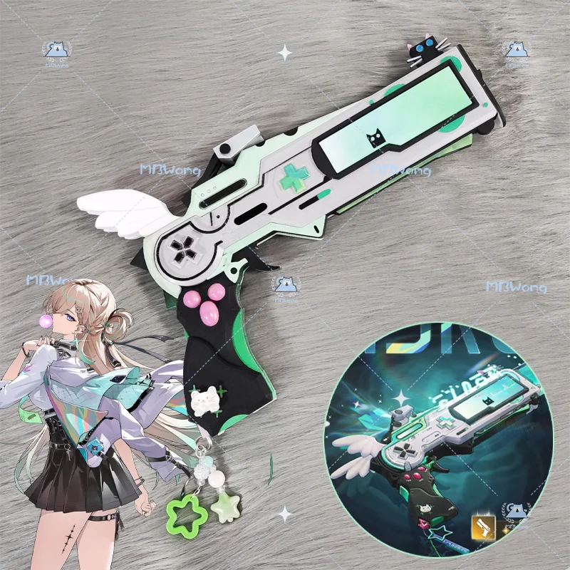 

Реквизит для косплея Линэ из игры «Ветра на Эбене» — пистолеты из ПВХ, бластер «Спектр», реквизит для ролевых игр на Хэллоуин для взрослых (женщин и мужчин)