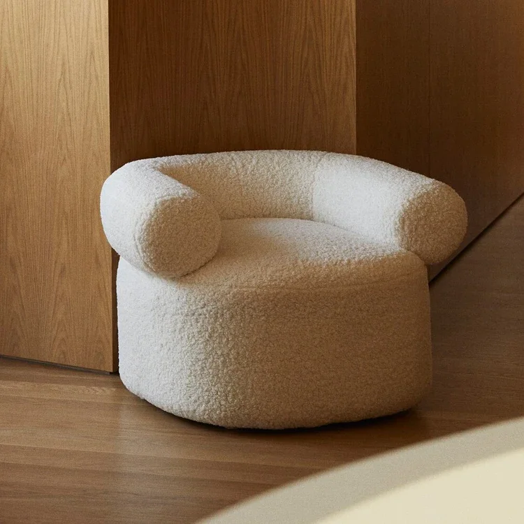 

YZ Single Plush Sofa Chair Simple Modern Living Room Balcony Leisure