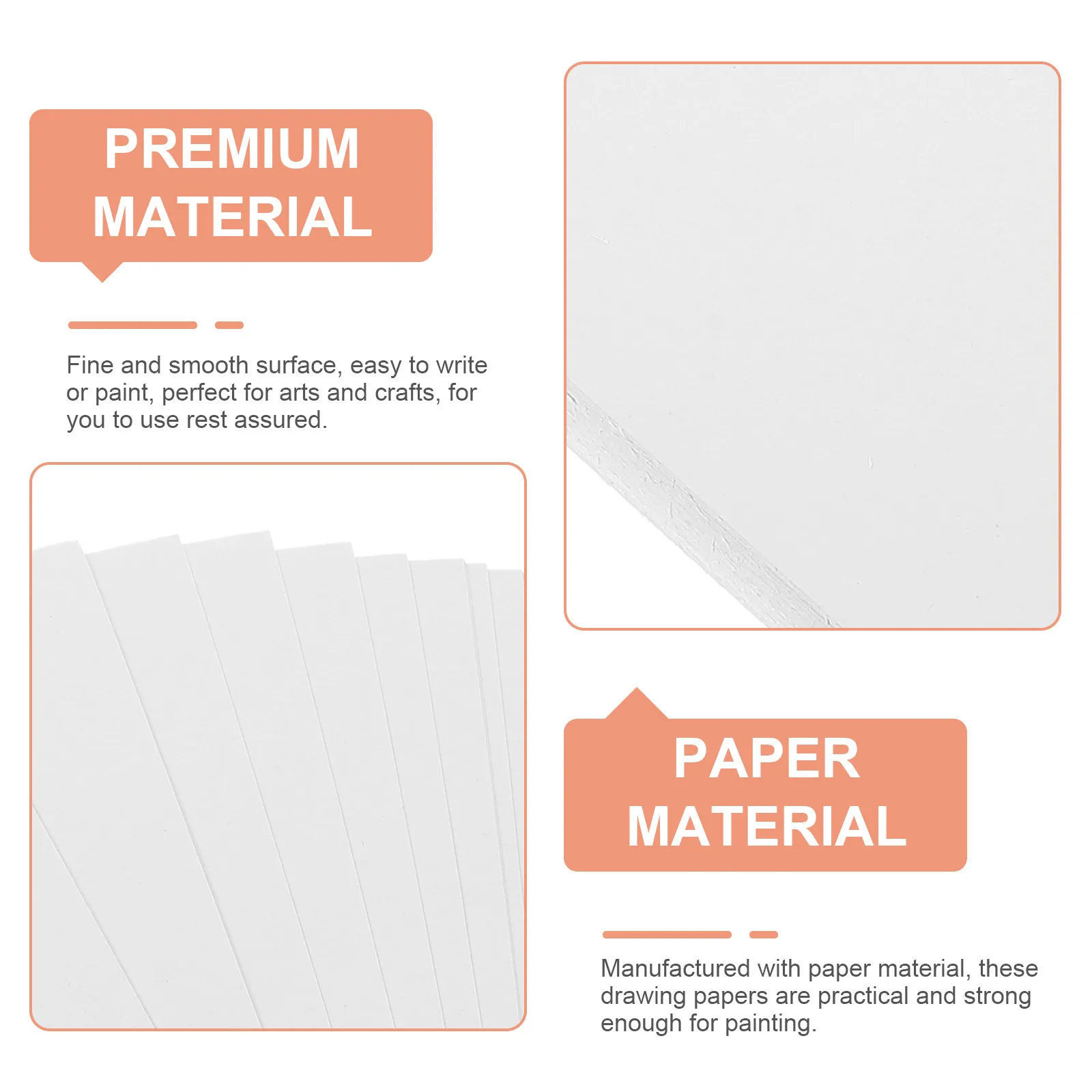 

1pcs 50 Sheets Children'S Drawing Card Paper Thick Blank A4 Art Paper For Kids Sketch Watercolor Marker Oil Pastel Craft School