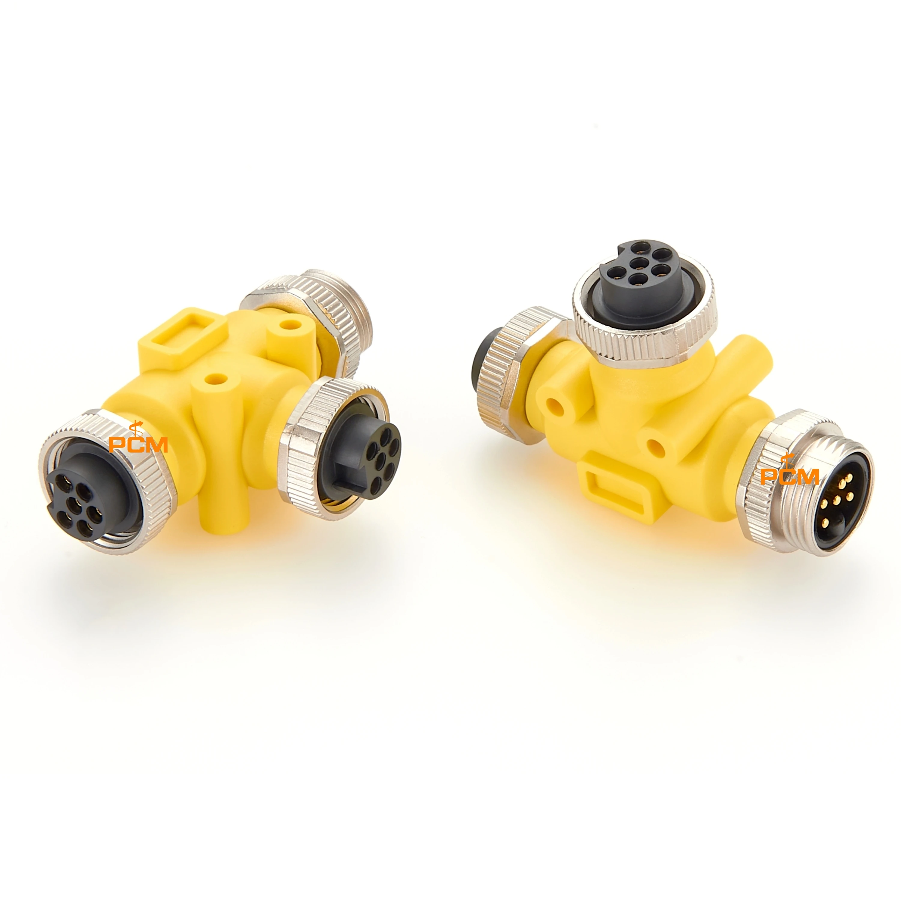 

T Y Splitter 6 Pin 6 Pole Connector 7/8" Mini-change Minifast Cable NMEA2000 Marine Power Cable CANopen Sensor Actuator Adapter