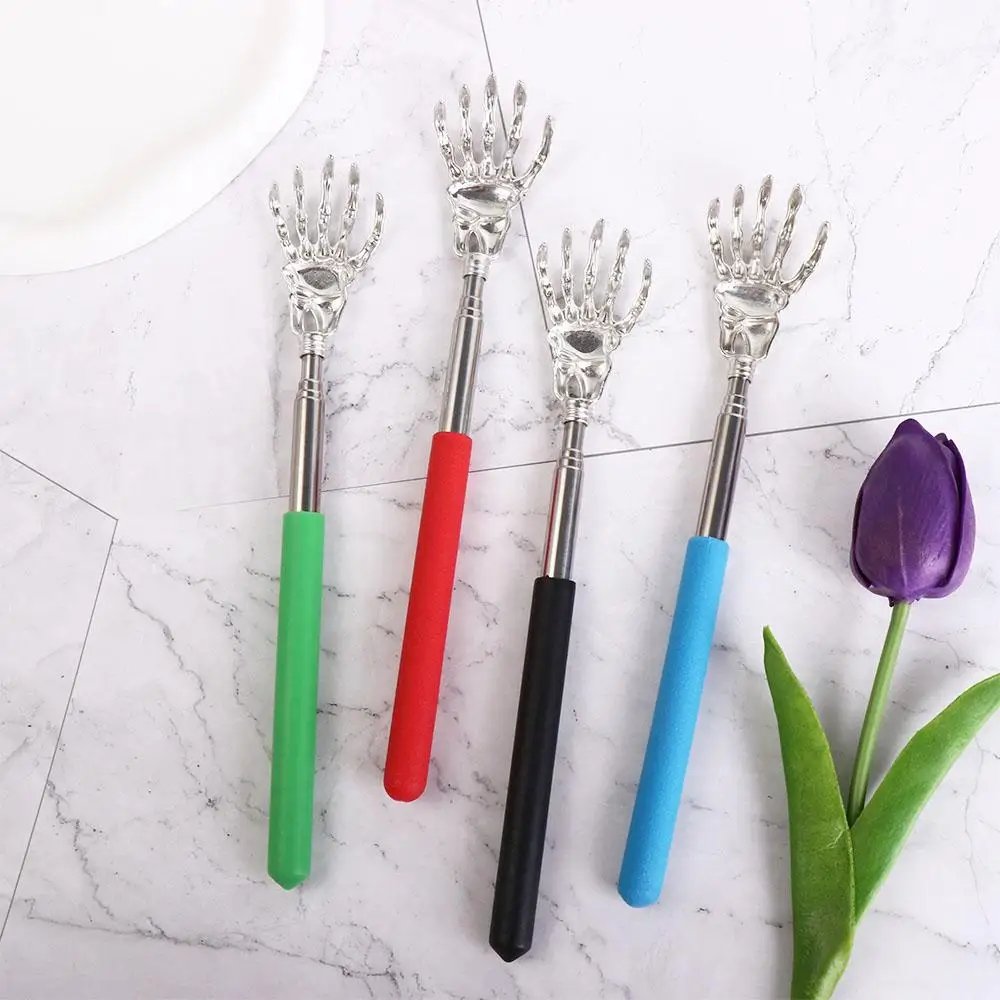 Мужской счастливый мужской телескопический скребок для зуда, выдвижной скребок для спины, скребок для спины, телескопический скребок для спины, массажный коготь