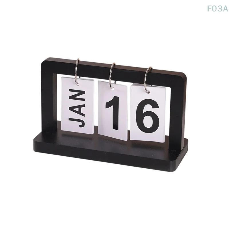 2025 Calendar Perpetual Calendar Flip Month Date Display Desktop Schedule Daily Planner Office Home Decoration Photography Props