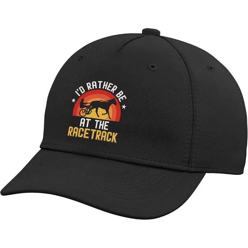 Race Horse Jockey Harness Racing Track Gambling Horse Racing Adjustable Baseball Hat