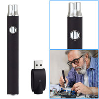 510 Thread Mini Soldering Iron Kit 3 Gear Adjustable Voltage 350/650/1100mAh Smart Power Pen with USB Charger Welding Tool Kit