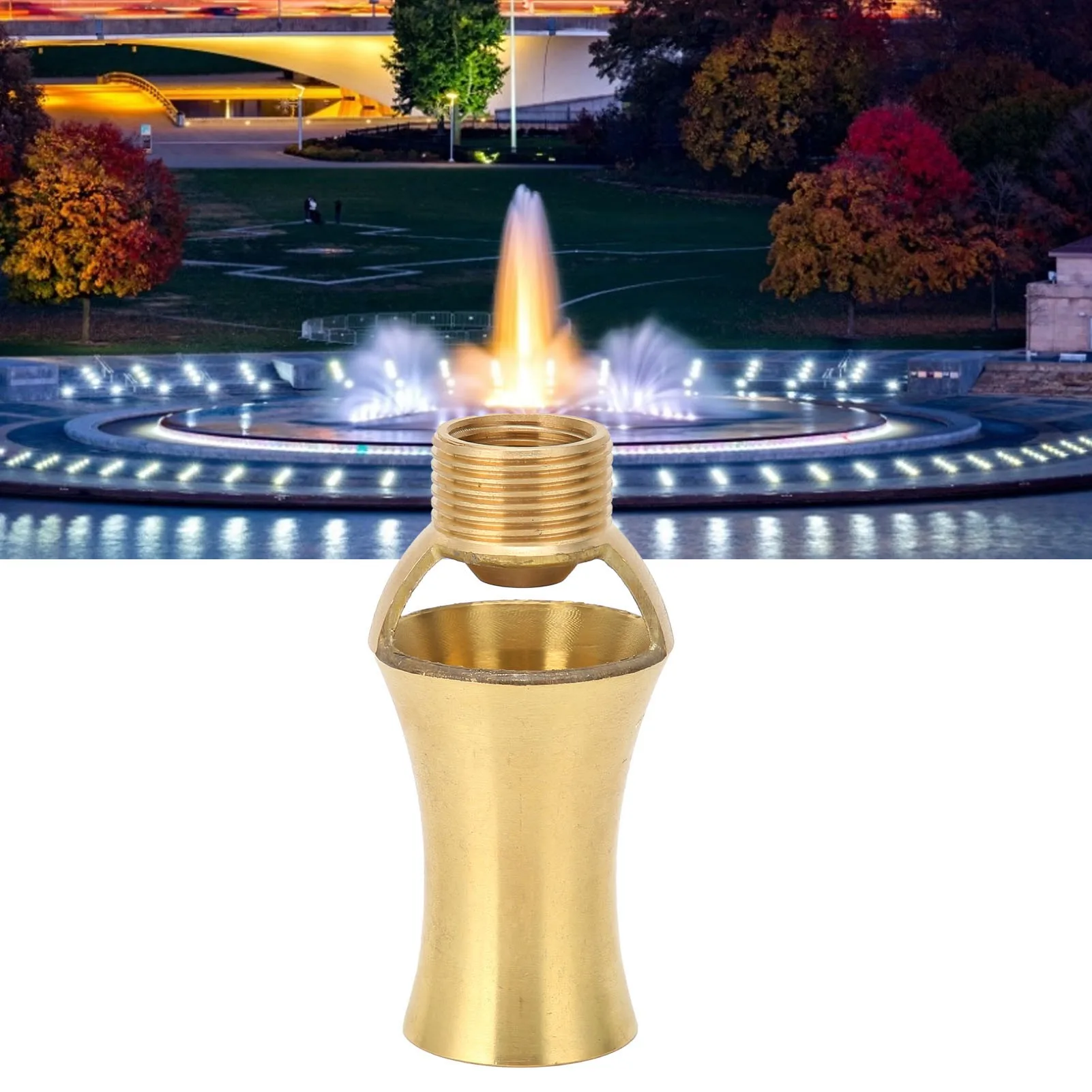 

ZK40 G1/2 Внутренняя резьба G3/4 Наружная резьба Сопло для кедрового фонтана Регулируемая распылительная головка Спринклер для пруда