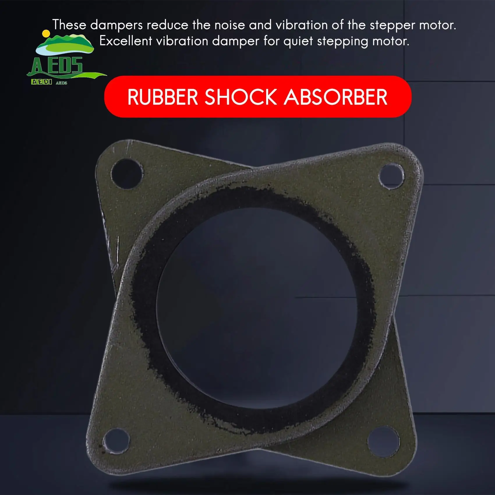 

AED5-обновленные шаговые стальные и резиновые виброгасители NEMA 17, с винтом M3 — ЧПУ для 3D-принтера Creality CR-10, CR-10S, Ender