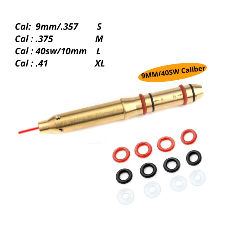.22lr Laser Bore Boresighter 223 .177 .17 Laser Boresighter 38SPL 45ACP 308 Laser Collimator