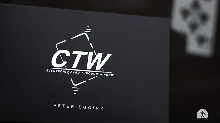 CTW (Card Through Window) by Peter Eggink Magic Tricks Gimmick Mentalism Close up Magie Illusions Magician Stage props Toys Fun