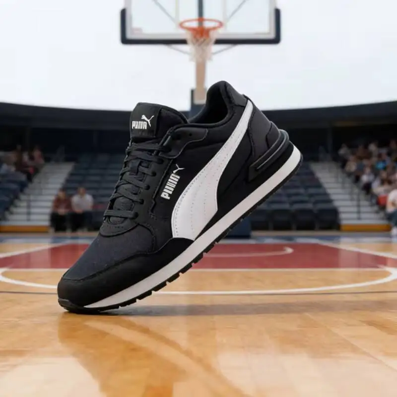 2026 new Puma Mid Top Casual Shoes Breathable Lightweight Anti Slip Comfort Walking Sneakers 399666-01