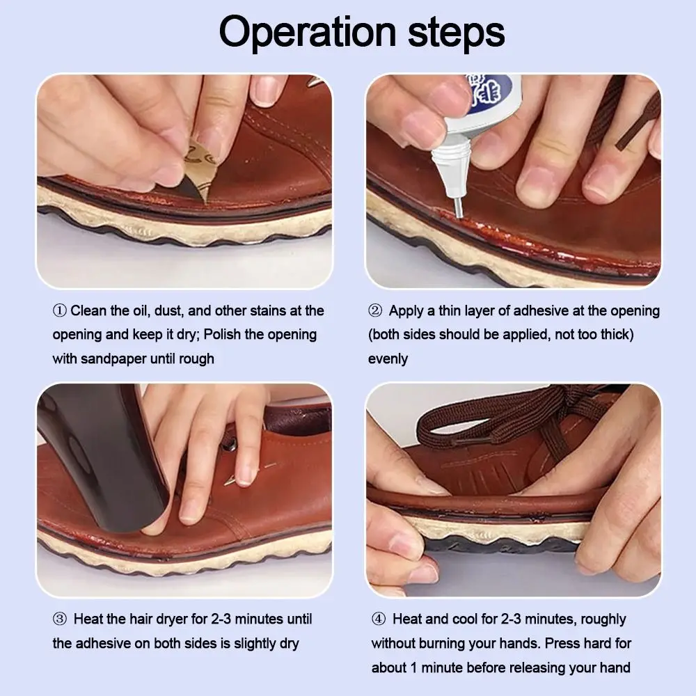 

60 мл эффективный клей, прочный клей для обуви, ПВА, водостойкий клей для ношения обуви, ремонтный жидкий инструмент, кроссовки для ботинок