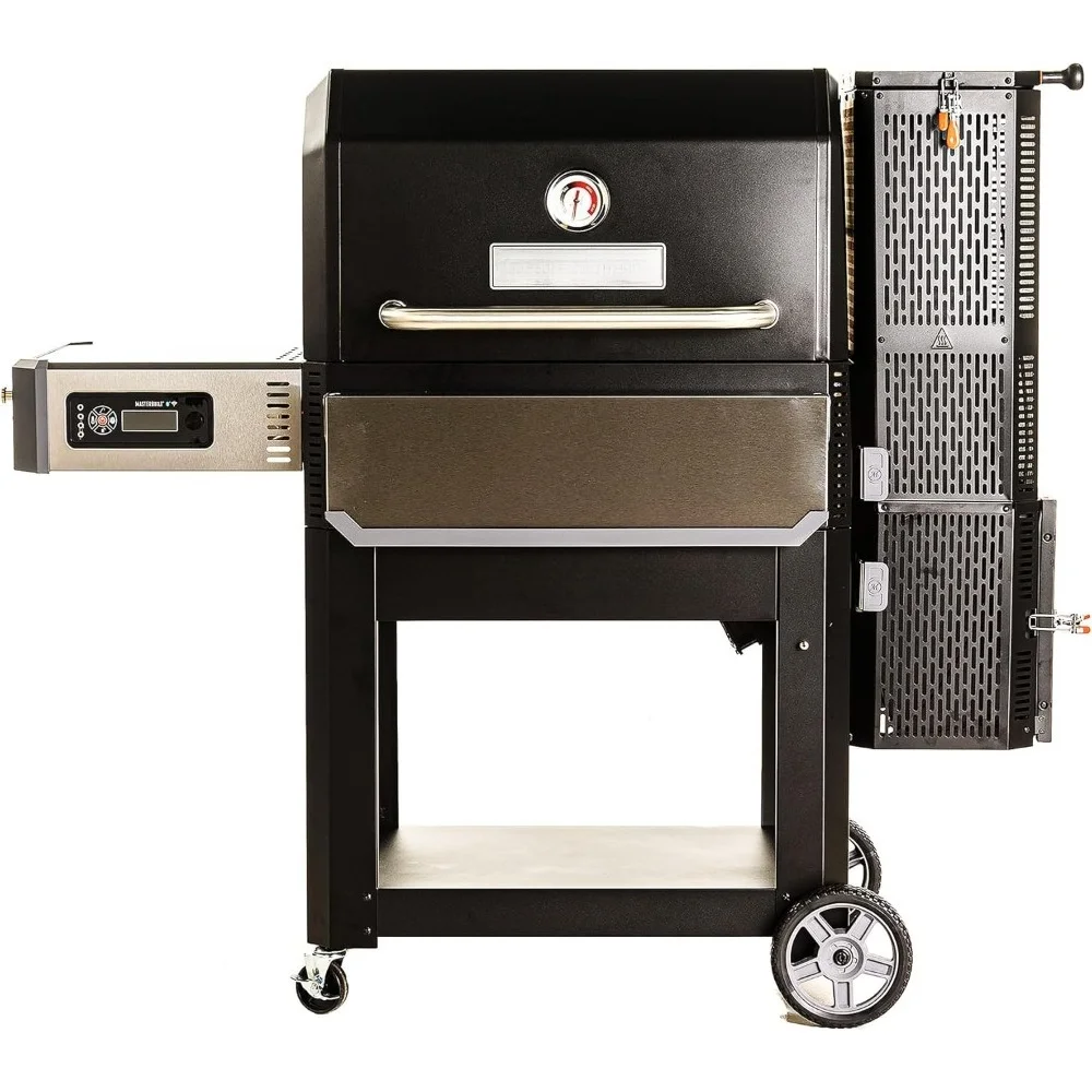 

Digital Charcoal Grill and Smoker with App Control 1050 sq in Cooking Area Black