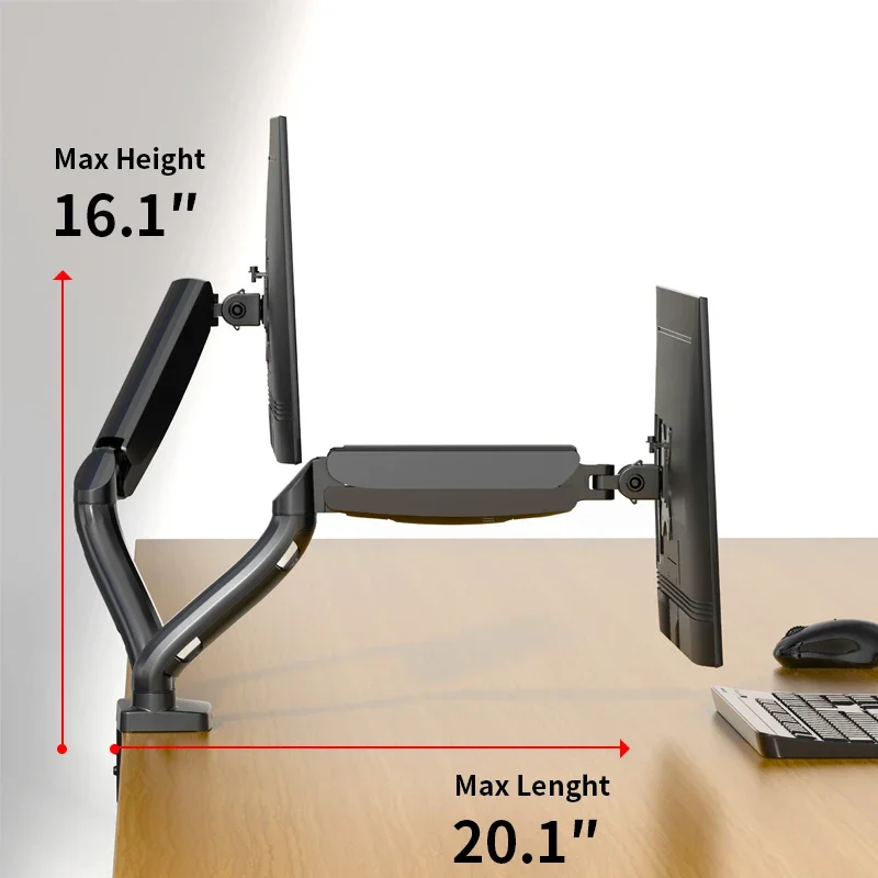 Selling Fast VESA 13-32inches dual monitor desk mount ,computer monitor stand