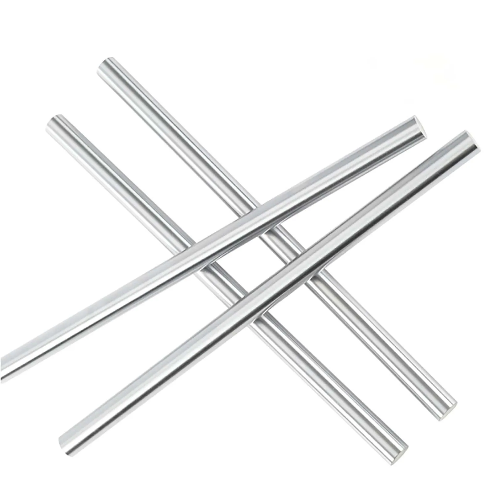 1pcs Linear Motion Rods Case Hardened Chrome Plated Linear Motion Rod Shaft Guide for 3D Printer DIY CNC Length 100mm to 500mm